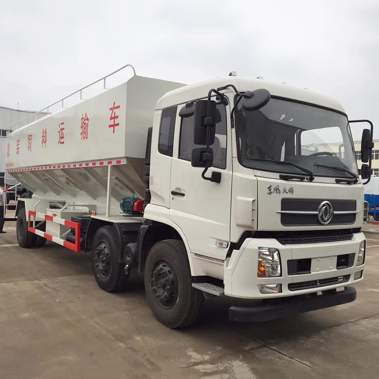 （國六）東風(fēng)天錦18噸散裝飼料運輸車(chē)_國六飼料車(chē)報價(jià)15271321777