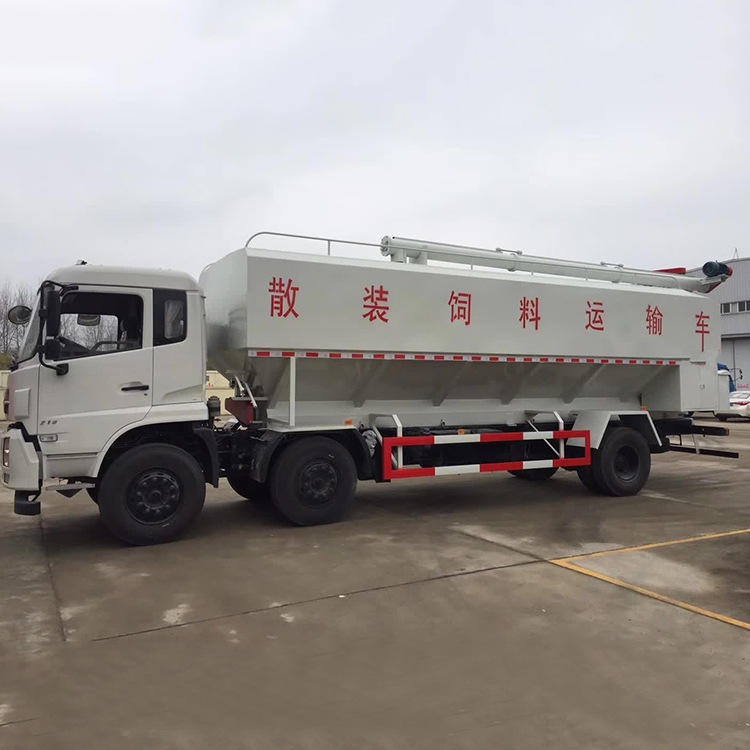 （國六）東風(fēng)天錦18噸散裝飼料運輸車(chē)_國六飼料車(chē)報價(jià)15271321777