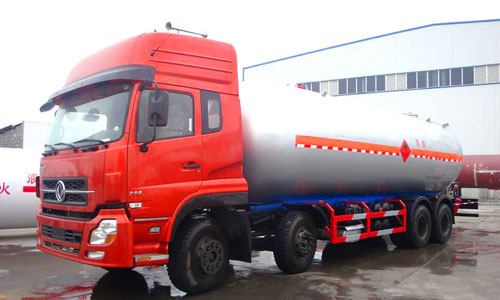東風(fēng)天龍前四后八液化氣體運輸車(chē)(34.5立方)
