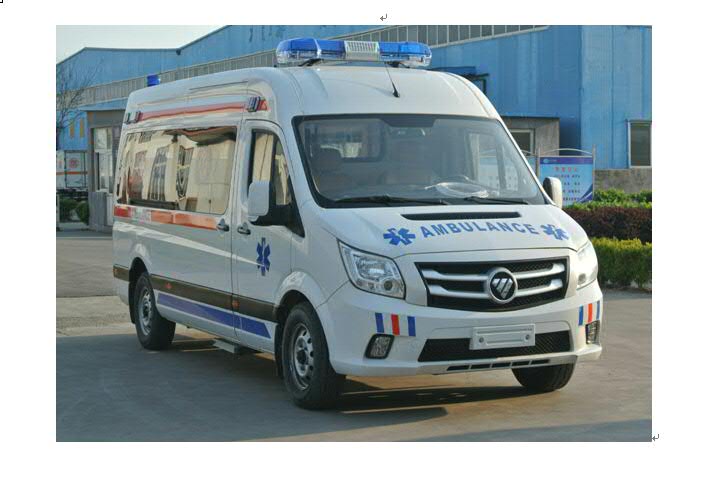 福田新款圖雅諾長(cháng)軸救護車(chē)
